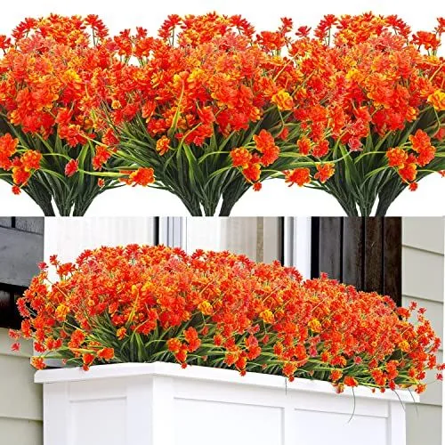Grunyia Greenery Shrubs with Flowers – Orange