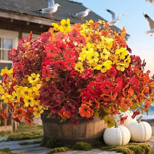 Grunyia Faux Mum Bush – Fall Coffee Mix