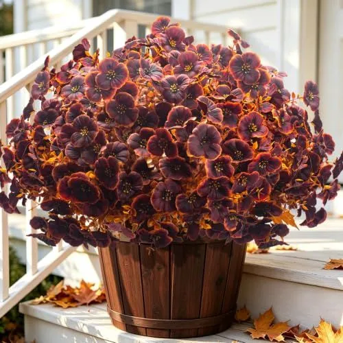 Grunyia Silk Pansies – Caramel Color