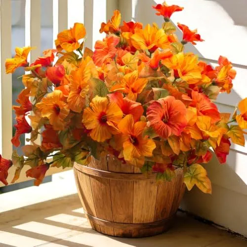 Grunyia Large-Bloom Petunias – Fall Orange Yellow